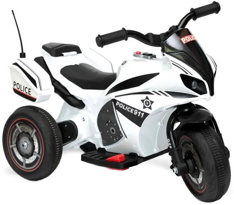 Motocicleta electrica Lean Cars Police GTM5588 (White/Black)