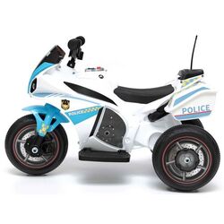 Motocicleta electrica Lean Cars Police GTM5588 (White/Blue) Thumb