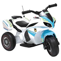 Motocicleta electrica Lean Cars Police GTM5588 (White/Blue)