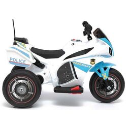 Motocicleta electrica Lean Cars Police GTM5588 (White/Blue) Thumb