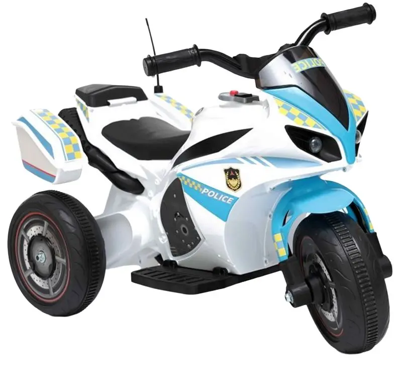 Motocicleta electrica Lean Cars Police GTM5588 (White/Blue)