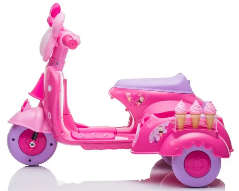 Электроскутер Lean Cars Ice Cream Shop JT5258 (Pink) - 4