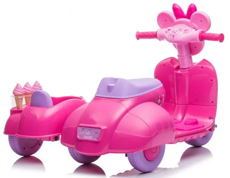 Электроскутер Lean Cars Ice Cream Shop JT5258 (Pink) - 6