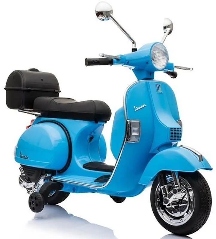 Scuter electric Lean Cars Vespa 3916 (Blue) - 2