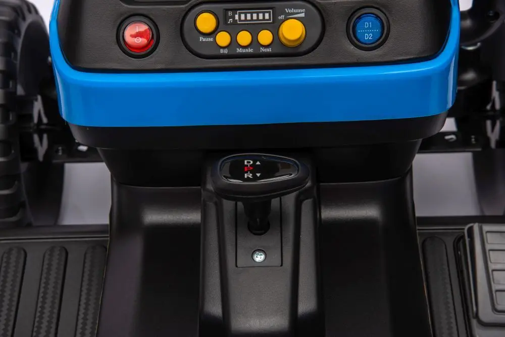Электротрактор с прицепом Lean Cars BBH-030 (Blue) - 11