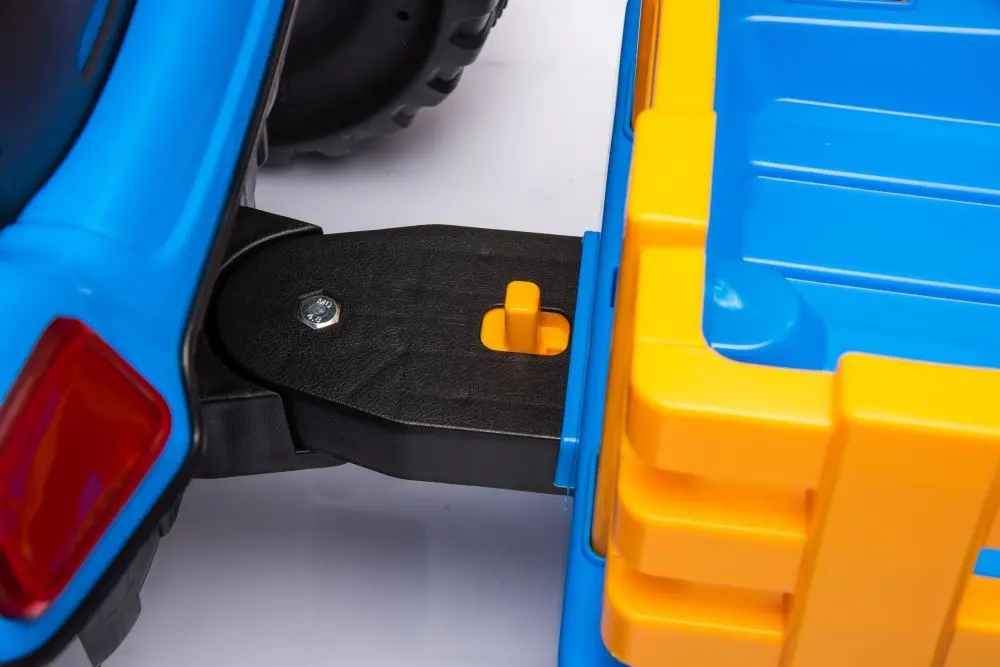 Электротрактор с прицепом Lean Cars BBH-030 (Blue) - 12