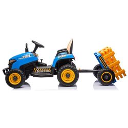 Электротрактор с прицепом Lean Cars BBH-030 (Blue) Thumb