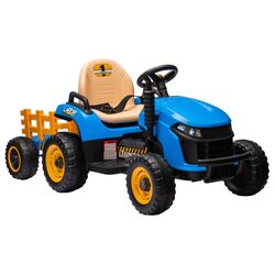 Электротрактор с прицепом Lean Cars BBH-030 (Blue)