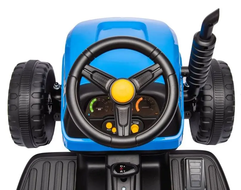 Электротрактор с прицепом Lean Cars BBH-030 (Blue) - 4