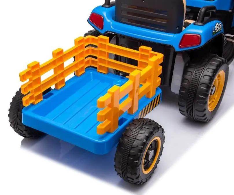 Электротрактор с прицепом Lean Cars BBH-030 (Blue) - 5