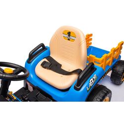 Электротрактор с прицепом Lean Cars BBH-030 (Blue) Thumb