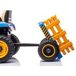 Электротрактор с прицепом Lean Cars BBH-030 (Blue) Thumb