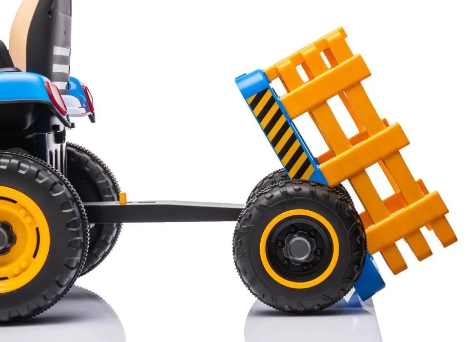 Электротрактор с прицепом Lean Cars BBH-030 (Blue) - 7