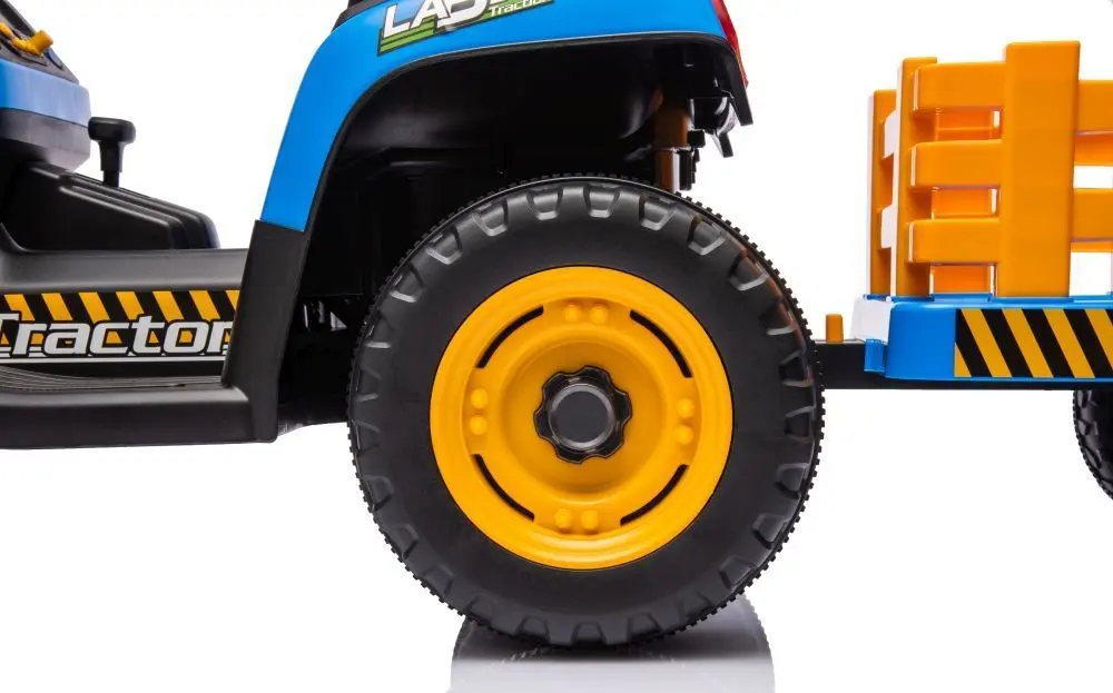 Электротрактор с прицепом Lean Cars BBH-030 (Blue) - 8