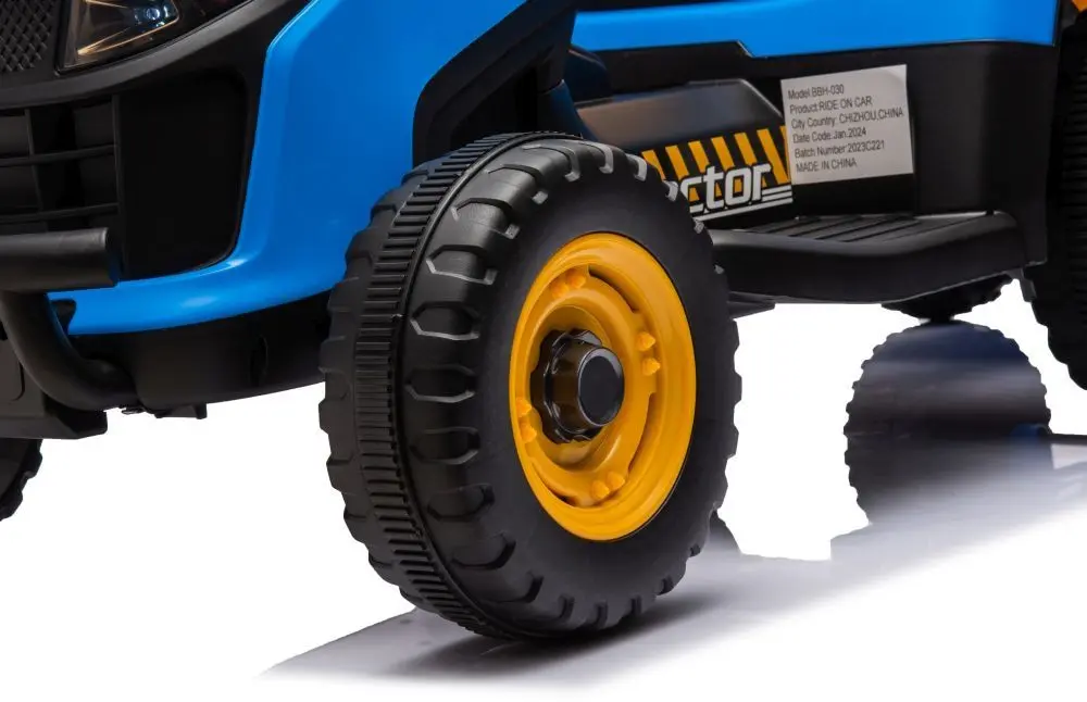 Электротрактор с прицепом Lean Cars BBH-030 (Blue) - 9