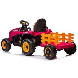 Tractor electric cu remorca Lean Cars BBH-030 (Pink) Thumb