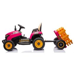 Tractor electric cu remorca Lean Cars BBH-030 (Pink) Thumb