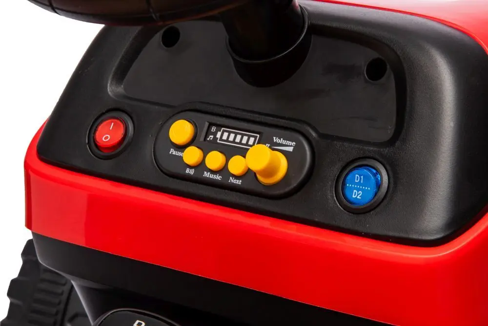 Электротрактор с прицепом Lean Cars BBH-030 (Red) - 12