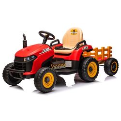 Электротрактор с прицепом Lean Cars BBH-030 (Red) Thumb