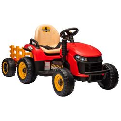 Электротрактор с прицепом Lean Cars BBH-030 (Red)