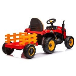 Электротрактор с прицепом Lean Cars BBH-030 (Red) Thumb