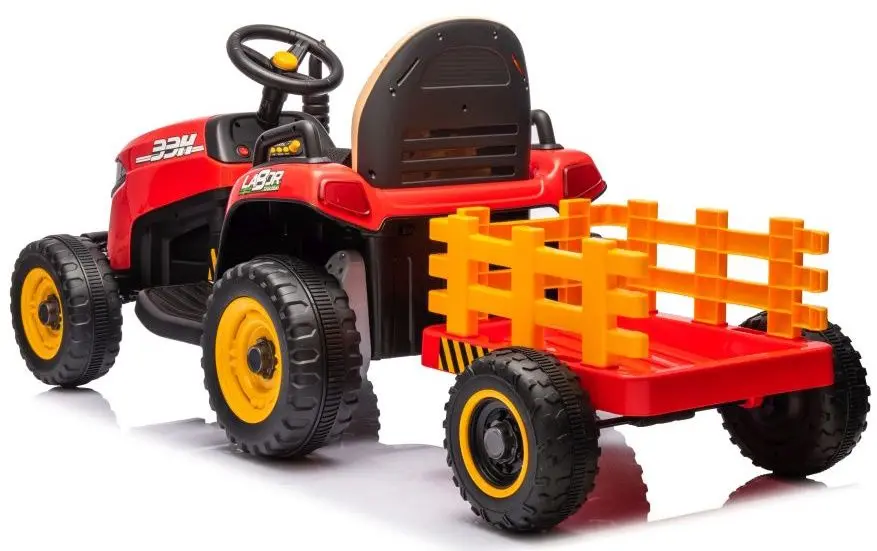 Электротрактор с прицепом Lean Cars BBH-030 (Red) - 5