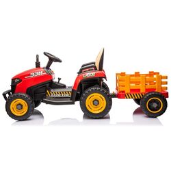 Электротрактор с прицепом Lean Cars BBH-030 (Red) Thumb