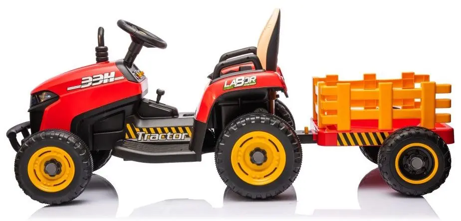 Электротрактор с прицепом Lean Cars BBH-030 (Red) - 6