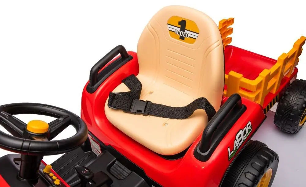 Электротрактор с прицепом Lean Cars BBH-030 (Red) - 7