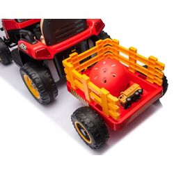 Электротрактор с прицепом Lean Cars BBH-030 (Red) Thumb