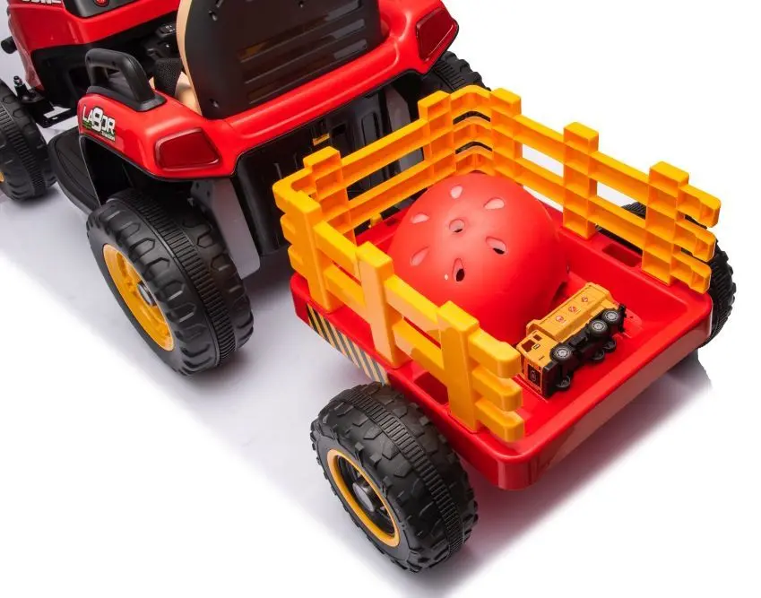 Электротрактор с прицепом Lean Cars BBH-030 (Red) - 8