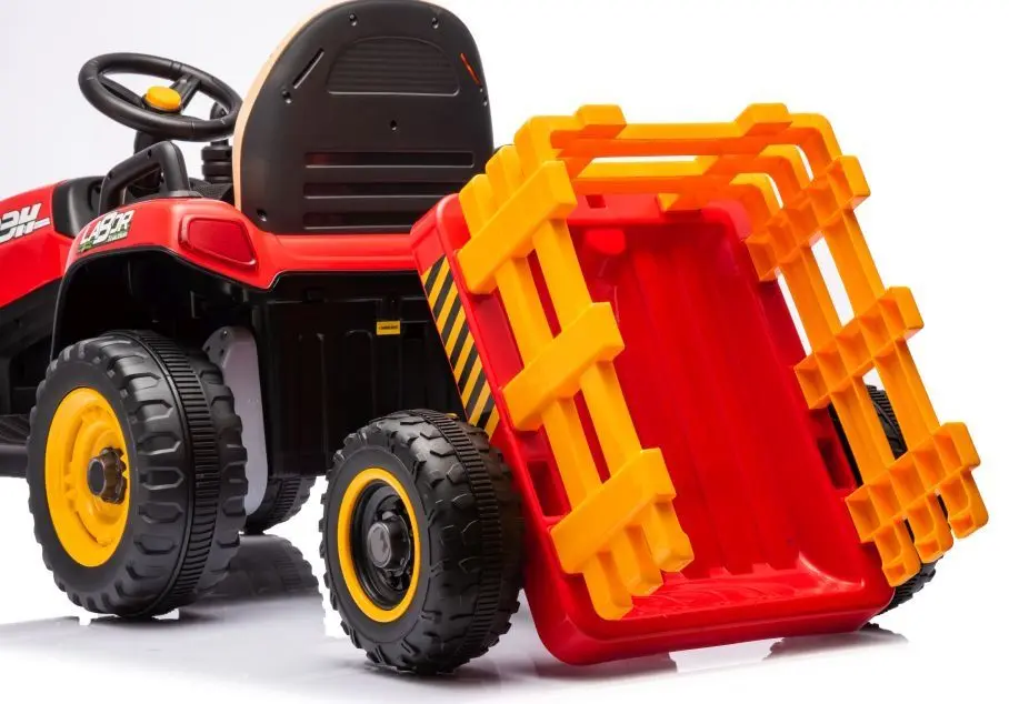 Электротрактор с прицепом Lean Cars BBH-030 (Red) - 9