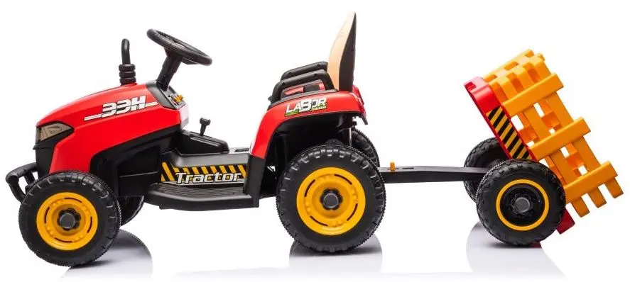 Электротрактор с прицепом Lean Cars BBH-030 (Red) - 10