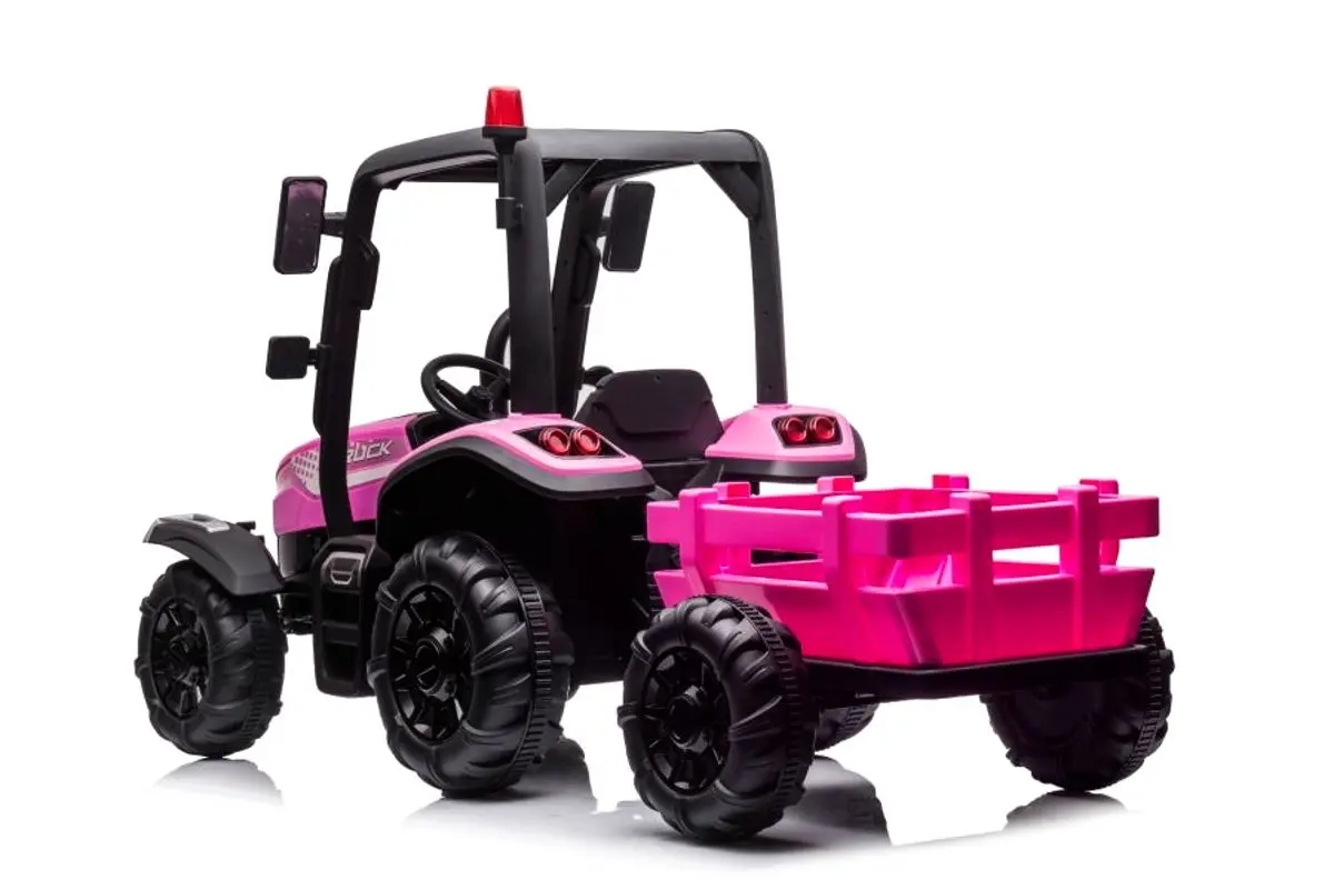 Электротрактор с прицепом Lean Cars BLT-206 9784 (Pink) - 2