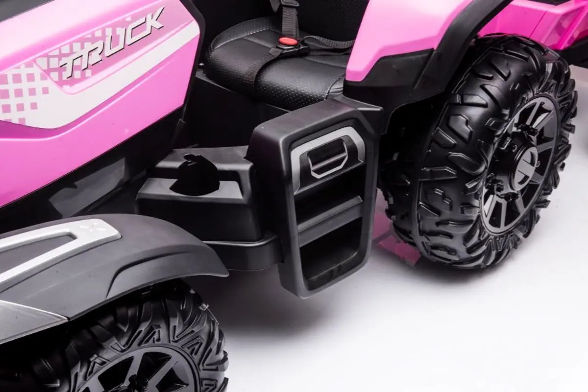 Электротрактор с прицепом Lean Cars BLT-206 9784 (Pink) - 7