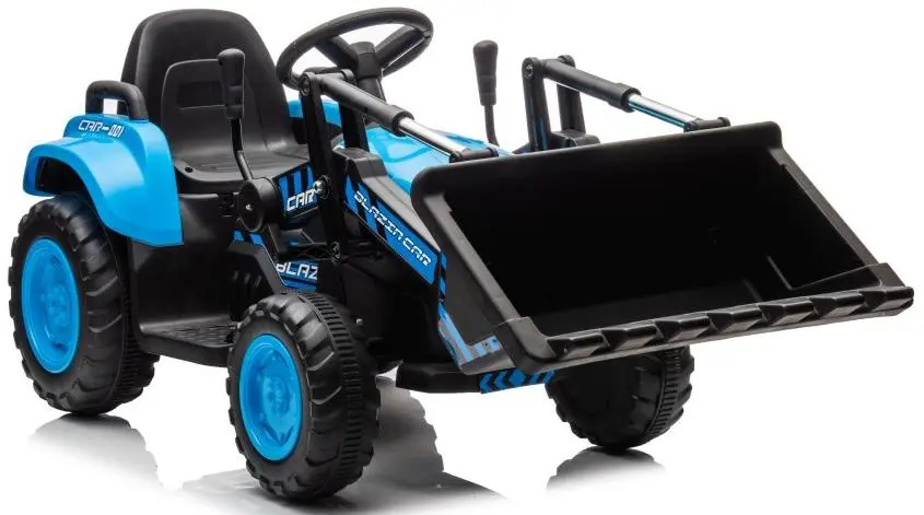 Tractor electric cu remorcă Lean Cars BW-X002A (Blue/Black) - 2
