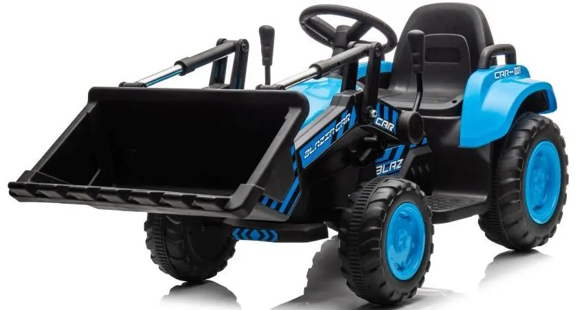 Tractor electric cu remorcă Lean Cars BW-X002A (Blue/Black) - 11