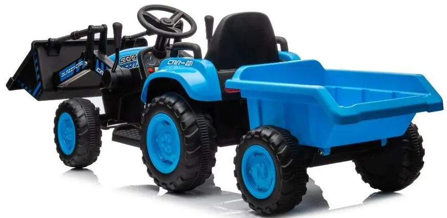 Tractor electric cu remorcă Lean Cars BW-X002A (Blue/Black) - 3