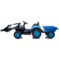 Tractor electric cu remorcă Lean Cars BW-X002A (Blue/Black) Thumb