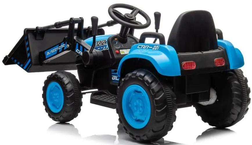 Tractor electric cu remorcă Lean Cars BW-X002A (Blue/Black) - 9