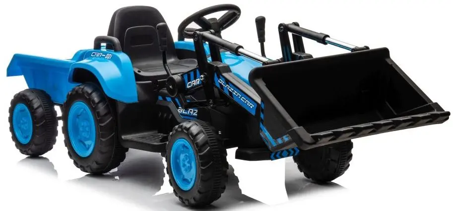 Tractor electric cu remorcă Lean Cars BW-X002A (Blue/Black)
