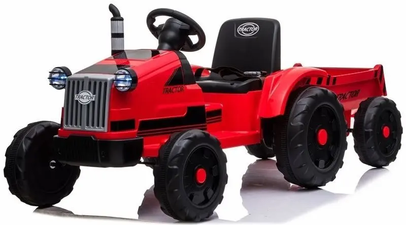 Tractor electric cu remorcă Lean Cars CH9959 (Red) - 2
