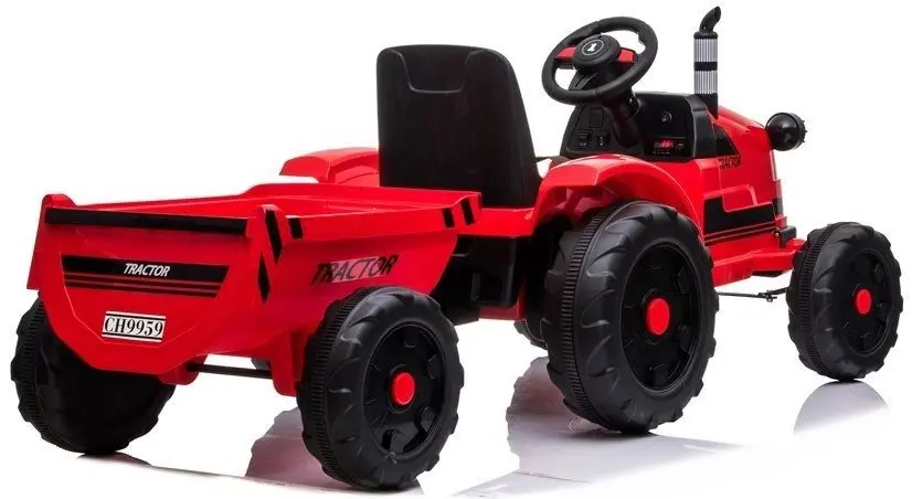 Tractor electric cu remorcă Lean Cars CH9959 (Red) - 4