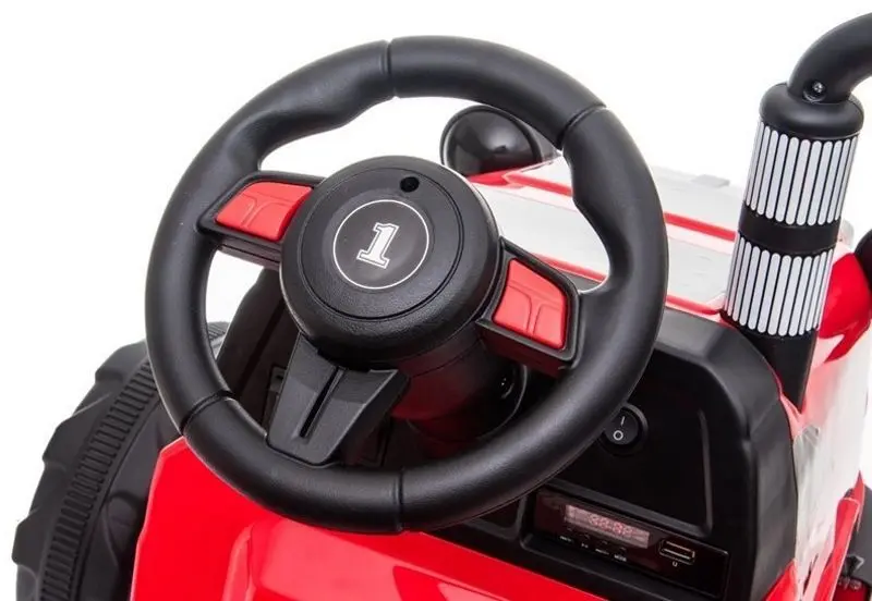 Tractor electric cu remorcă Lean Cars CH9959 (Red) - 8