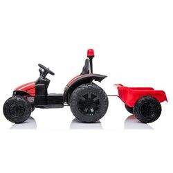 Электротрактор с прицепом Lean Cars HZB-200 (Red) Thumb