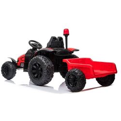 Электротрактор с прицепом Lean Cars HZB-200 (Red) Thumb