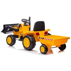 Tractor electric cu remorca Lean Cars S617 (Yellow) Thumb