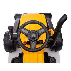 Tractor electric cu remorca Lean Cars S617 (Yellow) Thumb