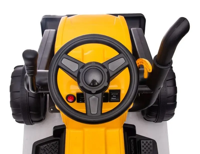 Tractor electric cu remorca Lean Cars S617 (Yellow) - 4