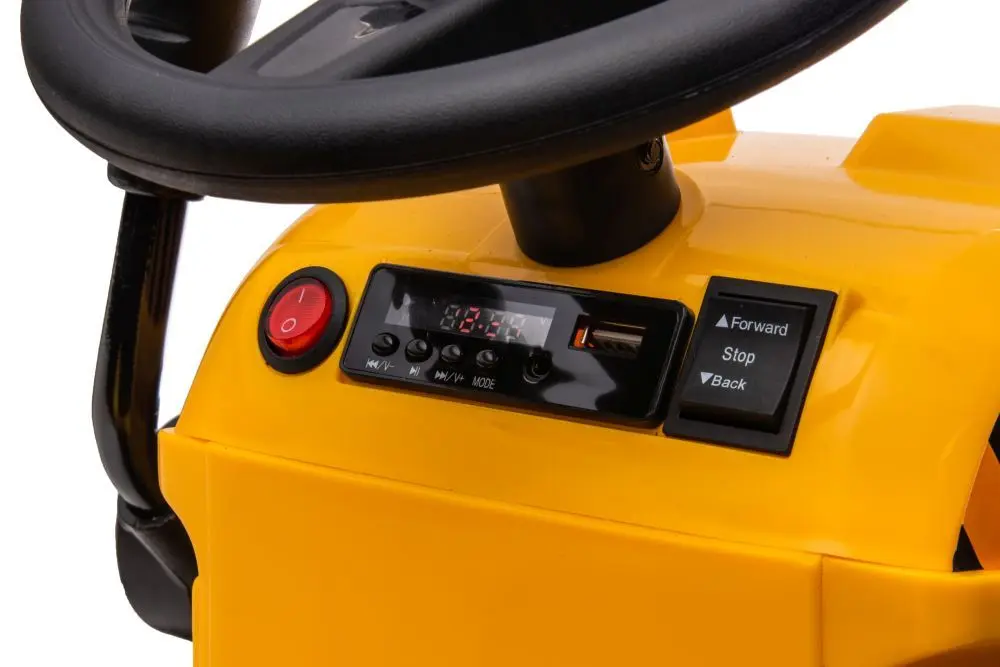 Tractor electric cu remorca Lean Cars S617 (Yellow) - 5